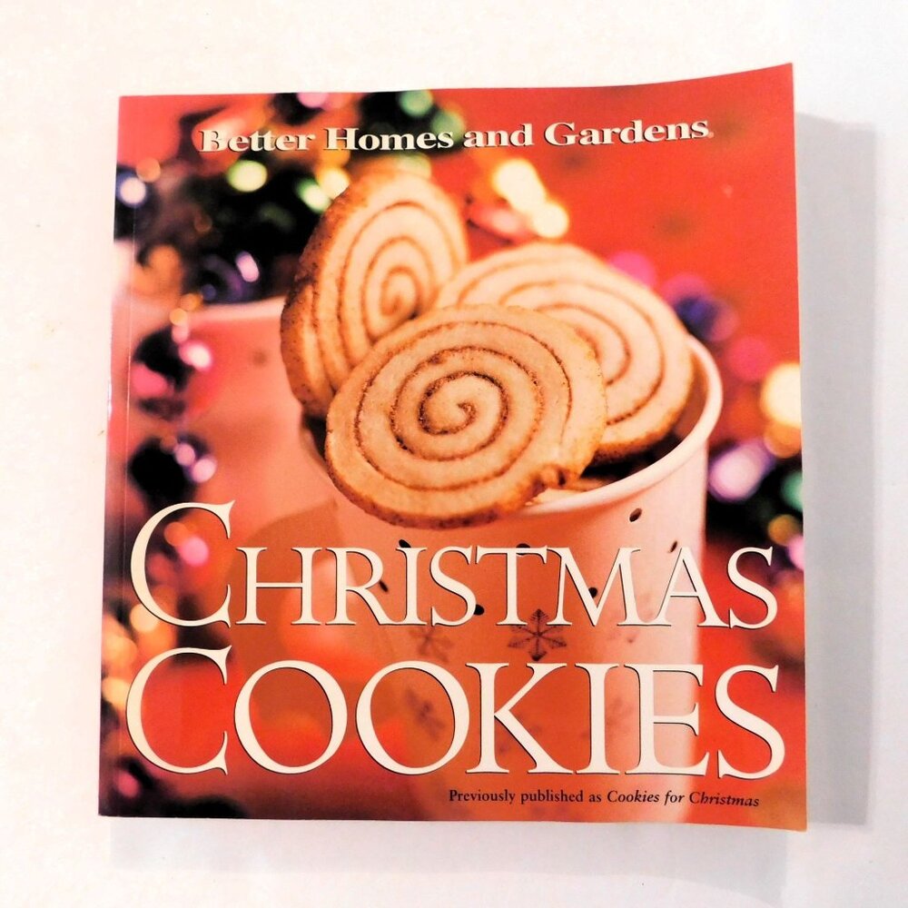 Better Homes and Gardens Christmas Cookies Cookbook 1st Edition 2003 PB Baking